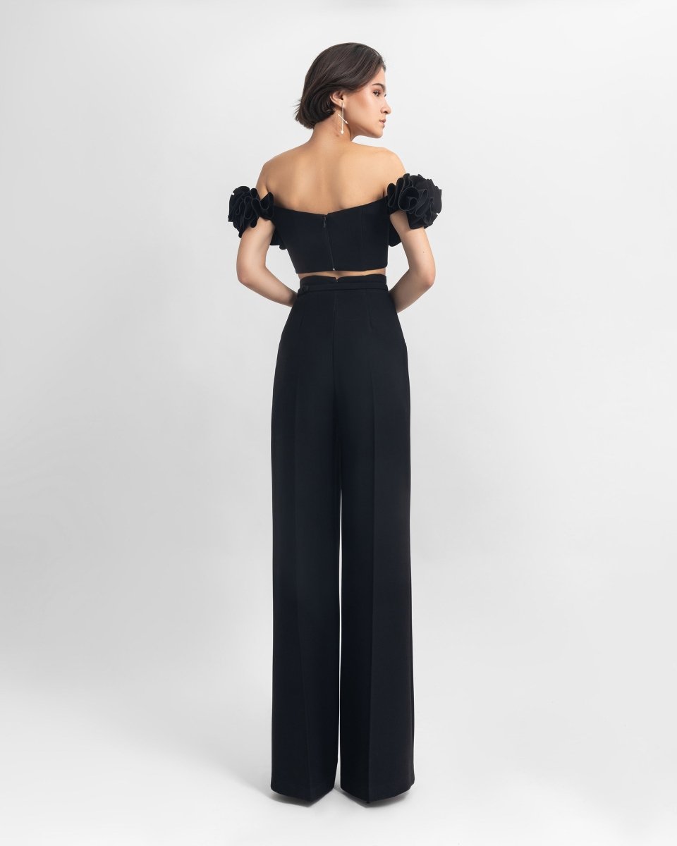 Ruffled Crepe Set - Gemy Maalouf