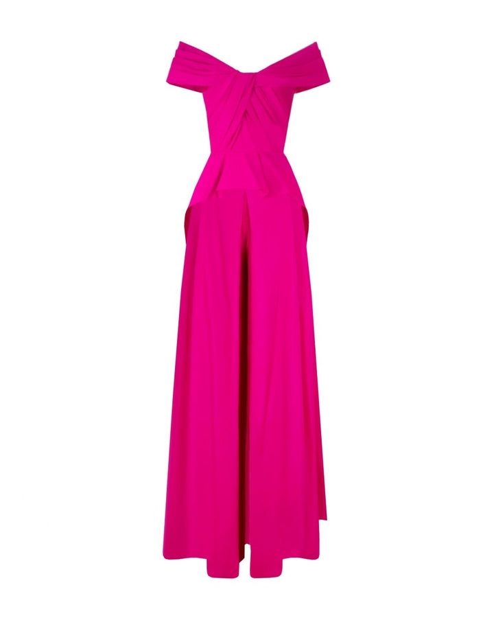 Fuchsia Taffeta Set - Gemy Maalouf