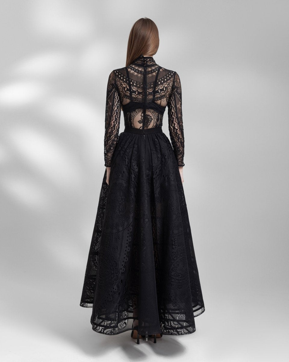 Lace Top and Skirt Set - Gemy Maalouf