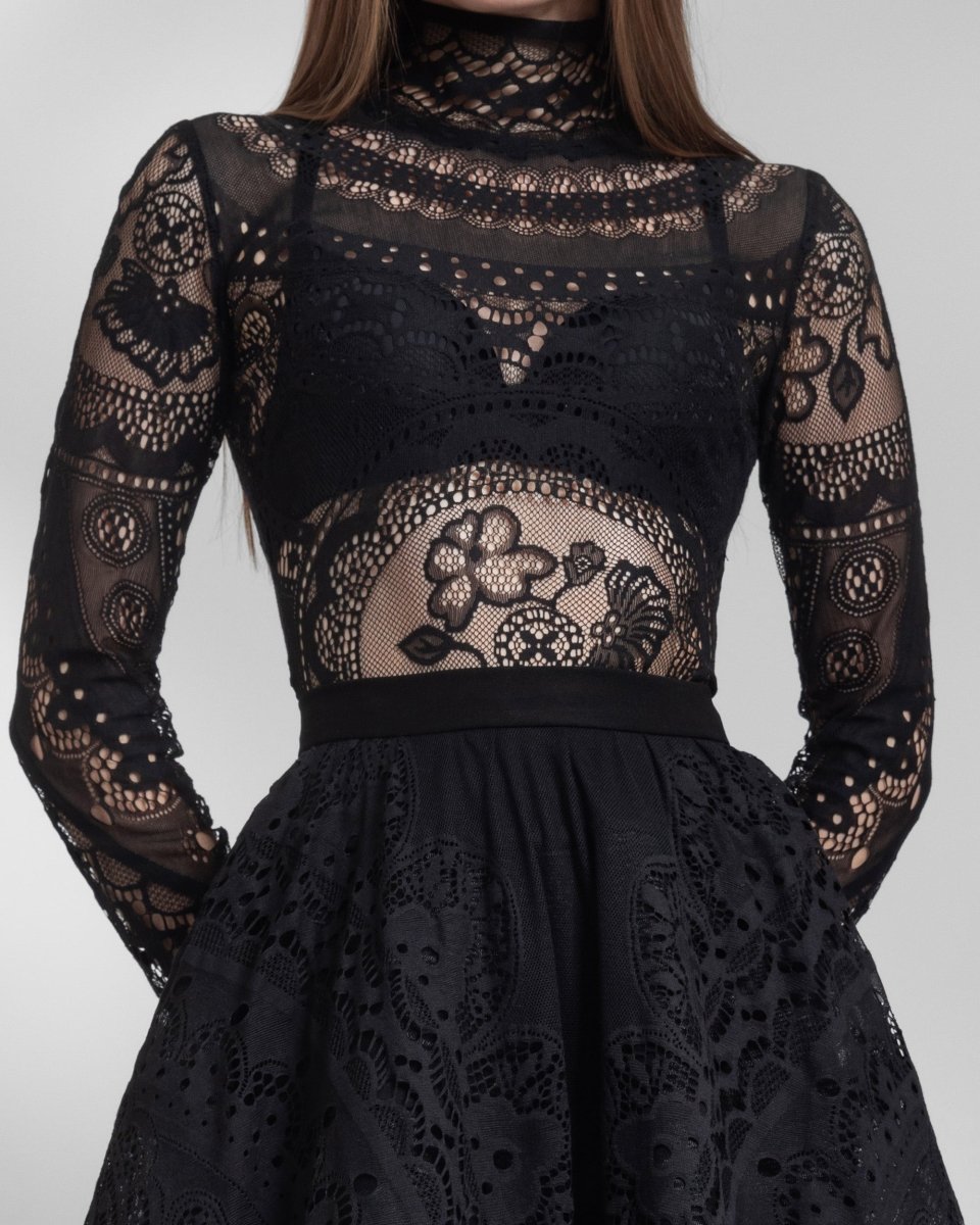 Lace Top and Skirt Set - Gemy Maalouf
