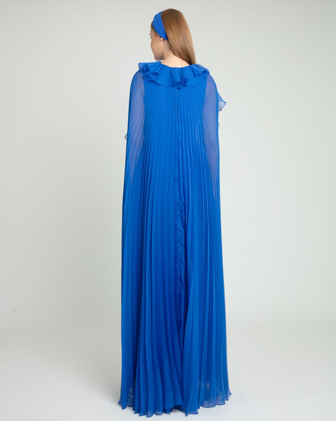 فستان ازرق واسع