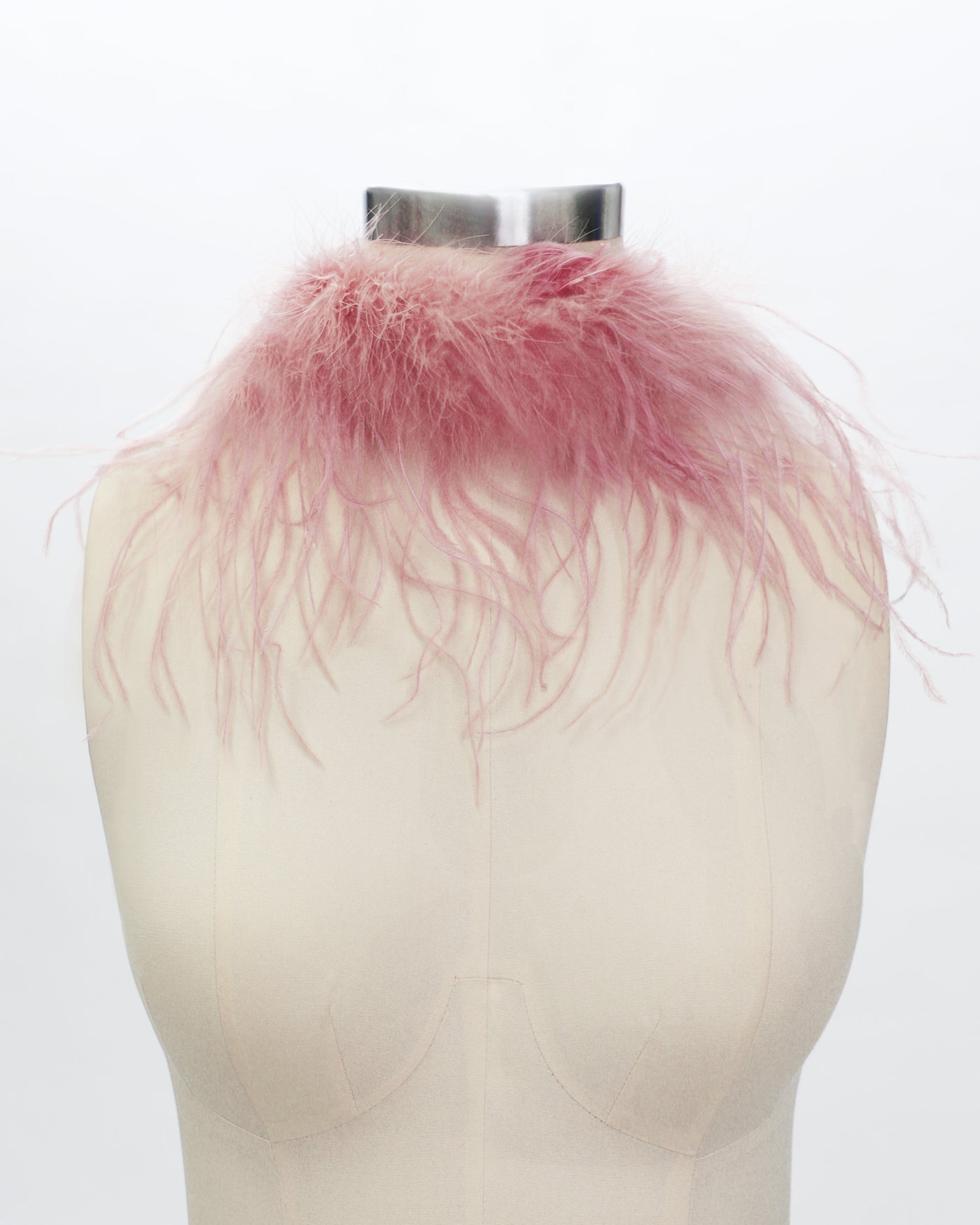 Pink Feather Collar