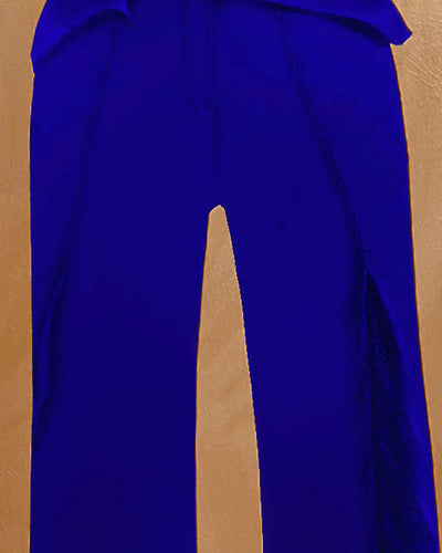 Flared Blue Pants